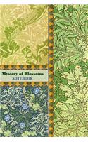 Mystery of Blossoms NOTEBOOK [ruled Notebook/Journal/Diary to write in, 60 sheets, Medium Size (A5) 6x9 inches]