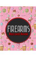 Firearms Record Book: ATF Bound Book, Gun Inventory, FFL A&D Book, Firearms Record Book, Cute Ice Cream & Lollipop Cover(30 Firearms Record Books)