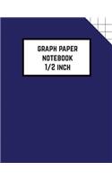 Graph Paper Notebook 1/2 inch