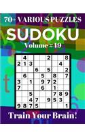 Sudoku 70+ Various Puzzles Volume 49