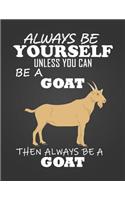 Always Be Yourself Unless You Can Be a Goat