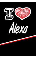 I Love Alexa: Blood Sugar Diet Diary Journal Log Featuring 120 Pages 6x9