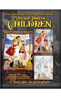New Creations Coloring Book Series: Vintage Prints: Children