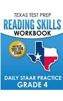 TEXAS TEST PREP Reading Skills Workbook Daily STAAR Practice Grade 4