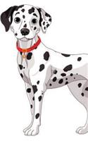 Dalmation February Notebook & Journal. Productivity Work Planner & Idea Notepad