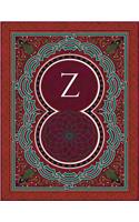 Monogram "Z" Sketchbook: (26 Monogram Arabesqueone 150 Sketch)