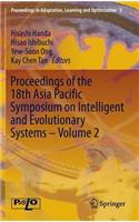 Proceedings of the 18th Asia Pacific Symposium on Intelligent and Evolutionary Systems - Volume 2