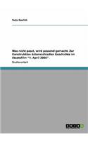 Was nicht passt, wird passend gemacht. Zur Konstruktion österreichischer Geschichte im Staatsfilm "1. April 2000": (German)