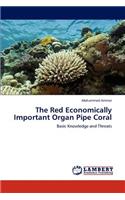Red Economically Important Organ Pipe Coral
