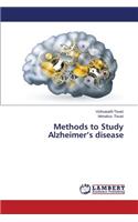 Methods to Study Alzheimer's disease