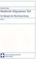 Strafrecht Allgemeiner Teil Im Spiegel Der Rechtsprechung