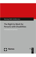 Right to Work for Persons with Disabilities