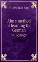 Ahn's method of learning the German language