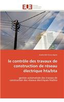 Le contrôle des travaux de construction de réseau électrique hta/bta