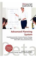 Advanced Planning System