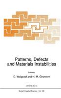 Patterns, Defects and Materials Instabilities