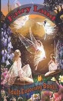 fairy land adult coloring book