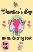 Valentine's Day Animal Coloring Book For Kids