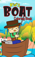 Kids Boat Coloring Book