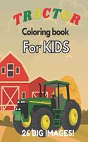 Tractor Coloring Book for Kids
