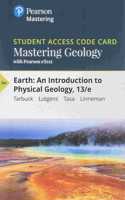 Mastering Geology with Pearson Etext -- Standalone Access Card -- For Earth