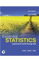Mylab Statistics with Pearson Etext -- Access Card -- For Essential Statistics (18-Weeks)