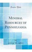 Mineral Resources of Pennsylvania (Classic Reprint)
