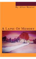 Lapse Of Memory