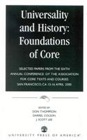 Universality and History: Foundations of Core