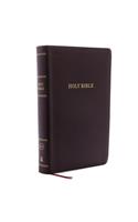 KJV Holy Bible: Personal Size Giant Print with 43,000 Cross References, Burgundy Bonded Leather, Red Letter, Comfort Print (Thumb Indexed): King James Version