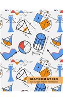MATHEMATICS 5x5 Graph Paper Notebook