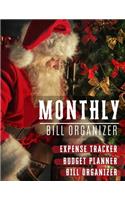 Monthly Bill Organizer: Paycheck bill tracker with income list, Weekly expense tracker, Bill Planner, Financial Planning Journal Expense Tracker Bill Organizer for Personal