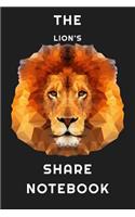 The Lion's Share Notebook