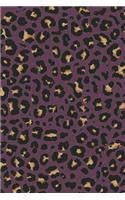 Leopard Print Design Notebook