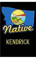Montana Native Kendrick: College Ruled Composition Book