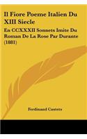 Il Fiore Poeme Italien Du XIII Siecle