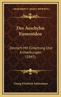 Des Aeschylos Eumeniden