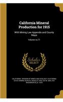 California Mineral Production for 1915