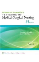 Brunner & Suddarth's Textbook of Medical-Surgical Nursing 2 Volume Set 13e Plus Clinical Handbook Package