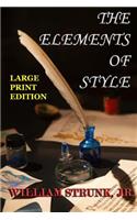 The Elements of Style - Large Print Edition