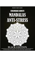 Coloriage Adulte Mandalas Anti-Stress Black Edition