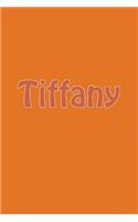 Tiffany: A 6 x 9 Lined Journal