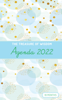 The Treasure of Wisdom - 2022 Pocket Planner - Bubbles and Gold - Blue