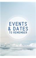 Events & Dates to Remember