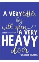 A Very Little Key Will Open A Very Heavy Door - Charles Dickens