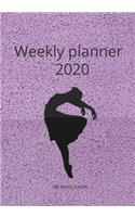 Weekly Planner 2020: My Dance Classes