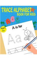 Trace Alphabet Book For Kids
