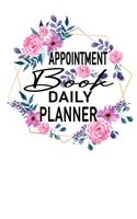 2020 Appointment Book Daily Planner: Cute Floral Wreath Journal A 15 Minutes Appointment Book for Salons, Spas, Hair Stylist, Beauty, esthetics, Therapist Daily And Hourly Schedule