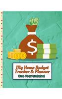 My Home Budget Tracker & Planner - One Year Undated