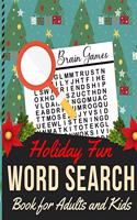 Holiday Fun Word Search Book for Adults and Kids